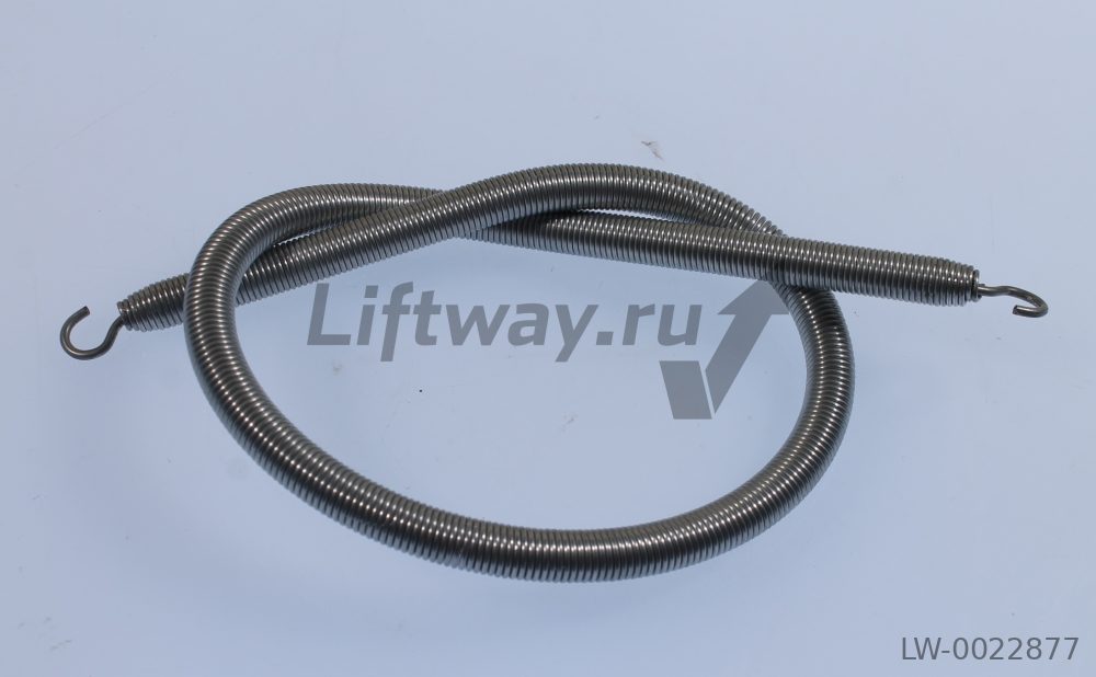 Пружина L=510мм дозакрытия ДШ Augusta (концы на конус)