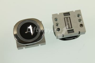 Кнопка приказа "-1" черная F6-LENS