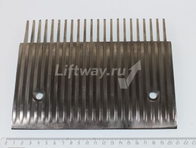 Гребенка траволатора KRF, Fujitec и CANNY 22 зуба L=205мм крайняя ЛЕВАЯ